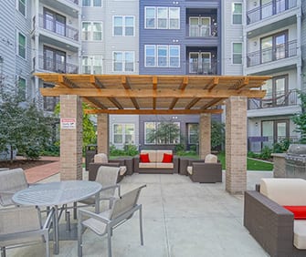 outdoor grilling station