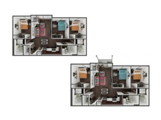 C1 Floor plan layout