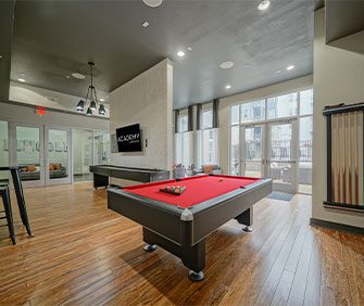 resident room with game tables