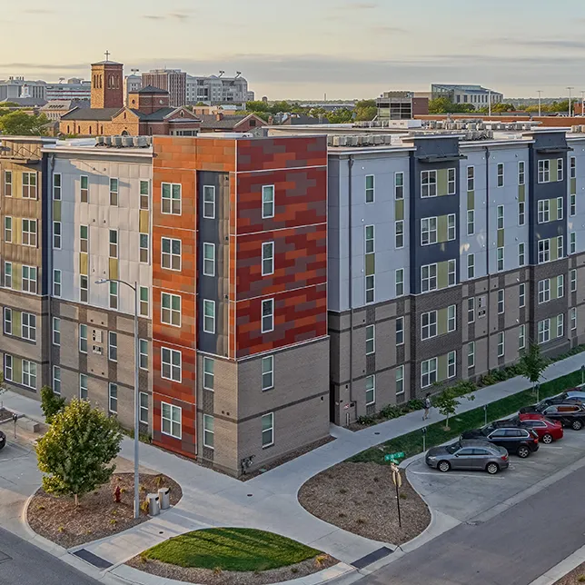 apartment building exterior