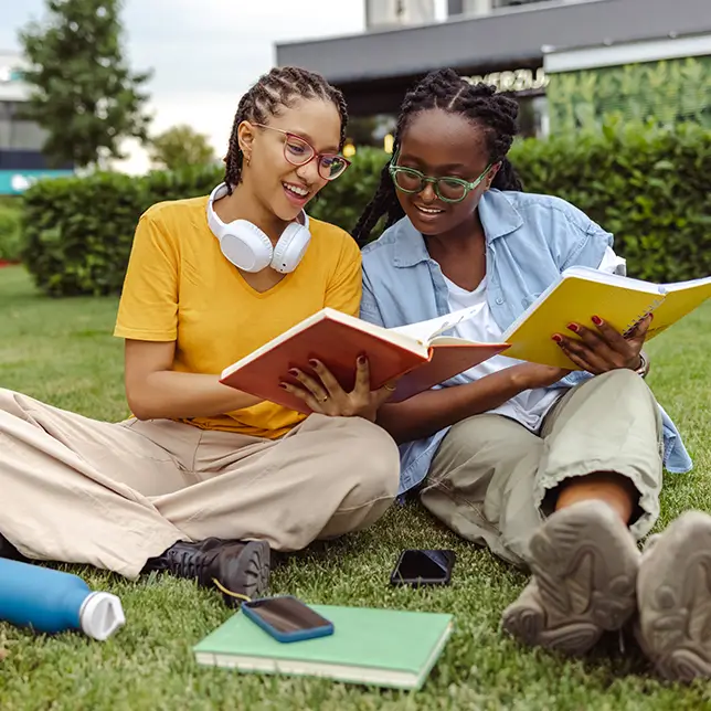 two young college students